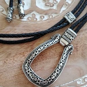 Brighton Retired Rope Belt Black